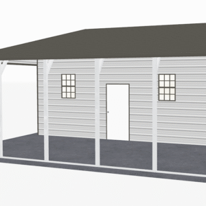 48x26 A-Frame Roof Continuous Barns view 1