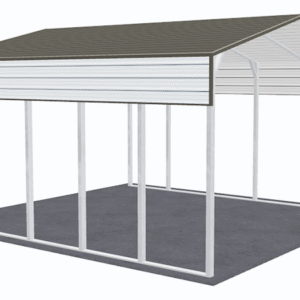 24x26 A-Frame Roof RV Cover view 1