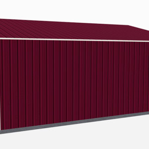 24x26 All Vertical Style Garage view 4