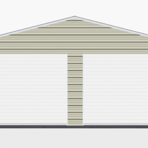 24x26 Residential Style Garage view 2