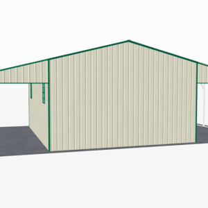48x26 Vertical Roof Continuous Barns view 3
