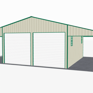 48x26 Vertical Roof Continuous Barns view 2