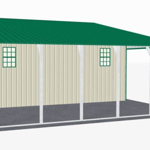 48x26 Vertical Roof Continuous Barns view 4
