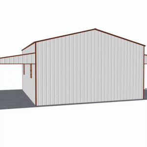 48x26 Vertical Roof Step Down Barns view 3