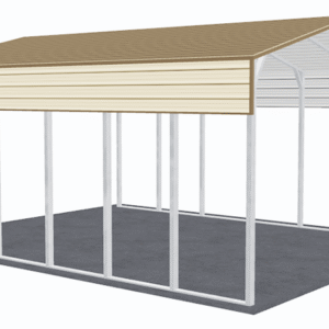 24x31 A-Frame Roof RV Cover view 1