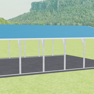 24x31 A-Frame Roof Carport view 4