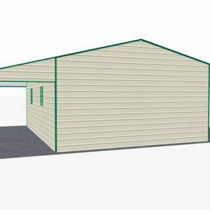 48x31 A-Frame Roof Continuous Barns view 3