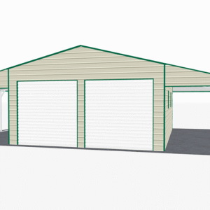 48x31 A-Frame Roof Continuous Barns view 2