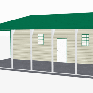 48x31 A-Frame Roof Continuous Barns view 1