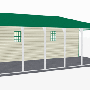 48x31 A-Frame Roof Continuous Barns view 4