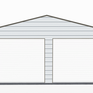 24x31 A-Frame Roof Garage view 2