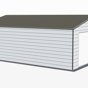 24x31 A-Frame Roof Garage view 1