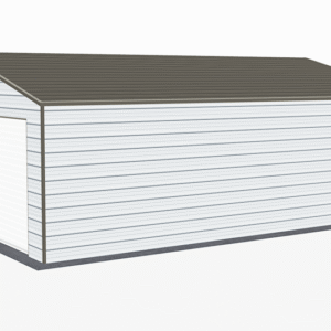 24x31 A-Frame Roof Garage view 4