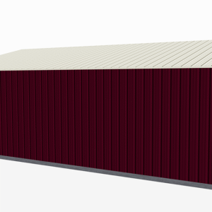 24x31 All Vertical Style Garage view 1