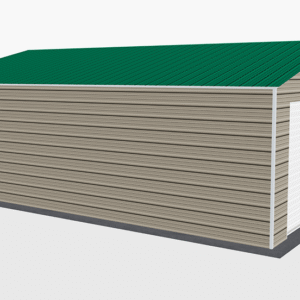24x31 Residential Style Garage view 1