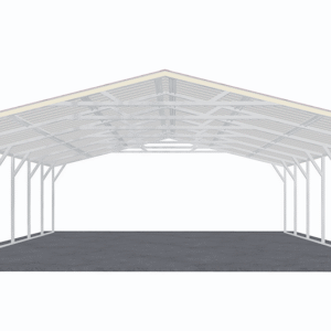 24x31 Vertical Roof Carport view 3