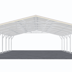24x31 Vertical Roof Carport view 2