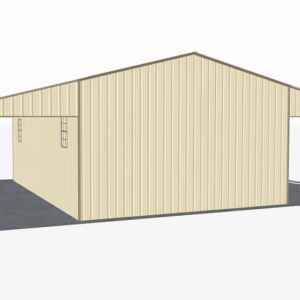 48x31 Vertical Roof Continuous Barns view 3