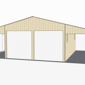 48x31 Vertical Roof Continuous Barns view 2
