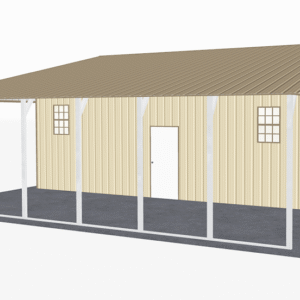 48x31 Vertical Roof Continuous Barns view 1