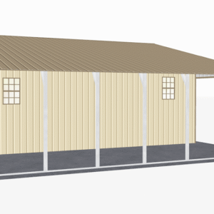 48x31 Vertical Roof Continuous Barns view 4