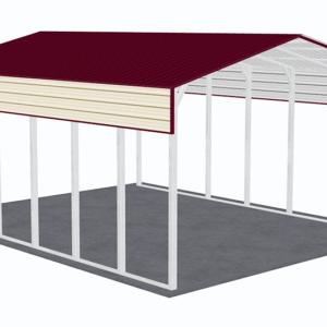 24x31 Vertical Roof RV Cover view 1