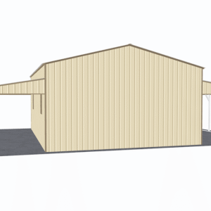 48x31 Vertical Roof Step Down Barns view 3