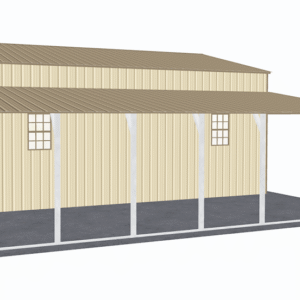 48x31 Vertical Roof Step Down Barns view 4