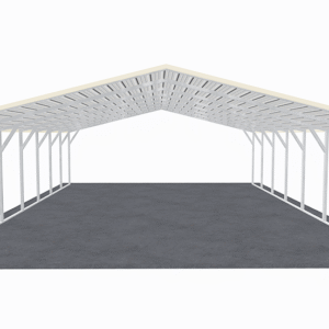 24x36 A-Frame Roof Carport view 3