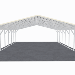 24x36 A-Frame Roof Carport view 2