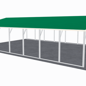24x36 A-Frame Roof Carport view 1