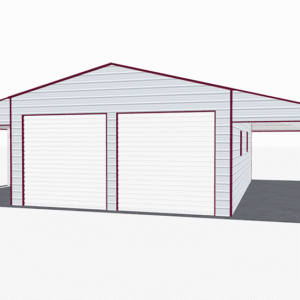 48x36 A-Frame Roof Continuous Barns view 2