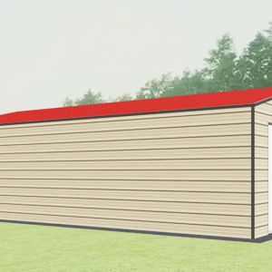 24x36 A-Frame Roof Garage view 1