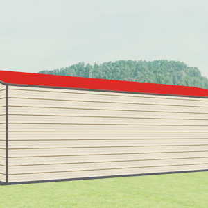 24x36 A-Frame Roof Garage view 4