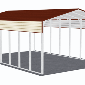 24x36 A-Frame Roof RV Cover view 1