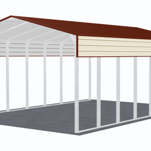 24x36 A-Frame Roof RV Cover view 4