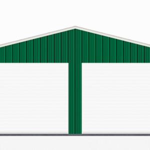 24x36 All Vertical Style Garage view 2