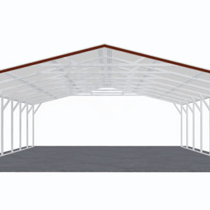 24x36 Vertical Roof Carport view 3