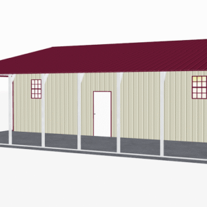 48x36 Vertical Roof Continuous Barns view 1