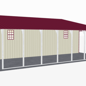 48x36 Vertical Roof Continuous Barns view 4