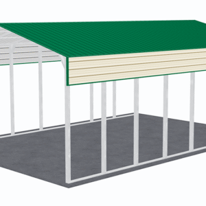 24x36 Vertical Roof RV Cover view 4