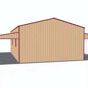 48x36 Vertical Roof Step Down Barns view 3