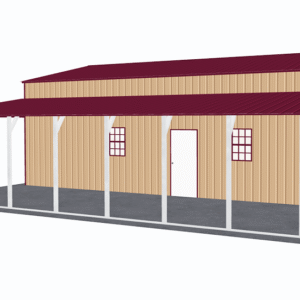 48x36 Vertical Roof Step Down Barns view 1