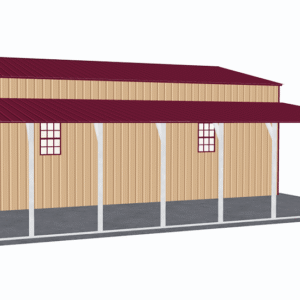48x36 Vertical Roof Step Down Barns view 4