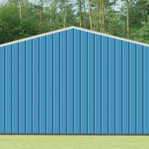 24x41 All Vertical Style Garage view 3