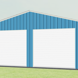 24x41 All Vertical Style Garage view 2