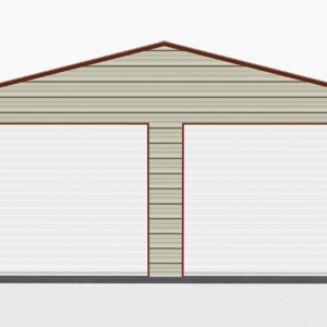 24x41 Residential Style Garage view 2