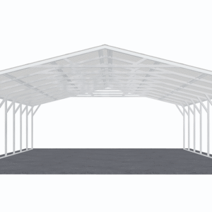 24x41 Vertical Roof Carport view 2