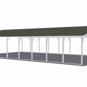 24x41 Vertical Roof Carport view 1