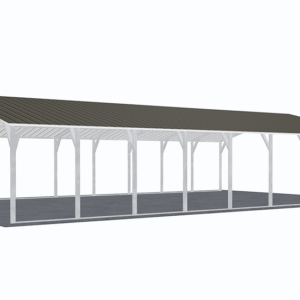 24x41 Vertical Roof Carport view 4
